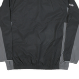 MAJESTIC Mens Black & Grey Colorado Rockies Windbreaker Jacket XL Polyester