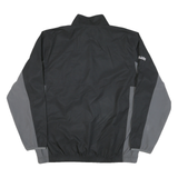 MAJESTIC Mens Black & Grey Colorado Rockies Windbreaker Jacket XL Polyester