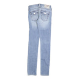 TRUE RELIGION Womens Slim Blue Denim Light Wash Jeans W26 L30 Stylish Comfort