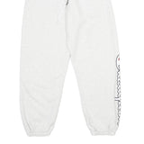 CHAMPION Mens Joggers White XS W26 L26 Cotton Blend Slim Fit Elastic Cuffs