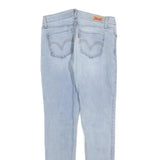 LEVI'S 524 Womens Jeans Blue Slim Skinny Denim Light W28 L32 Zip Cotton Blend