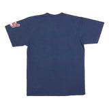 NIKE Mens Blue Indians Graphic T-Shirt M Short Sleeve Crew Neck Sportswear