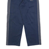 ADIDAS Mens Joggers Blue Grey M W28 L27 Sportswear Tapered Fit Polyester