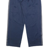 ADIDAS Mens Joggers Blue Grey M W28 L27 Sportswear Tapered Fit Polyester