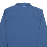 JACK WOLFSKIN Mens Blue Polyester Blend Shirt M Outdoor Utility Zip Pocket