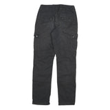 DICKIES Mens Cotton Blend Black Regular Fit Cargo Trousers W29 L30 Durable