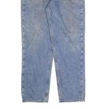CARHARTT Mens Jeans Blue Cotton Blend Regular Straight Zip W36 L34 Classic