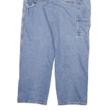 DICKIES Mens Regular Fit Blue Denim Jeans W32 L29 Workwear Style Zip Closure