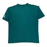 Footprints Of Canada Harlequin Graphic T-Shirt - XL Green Cotton