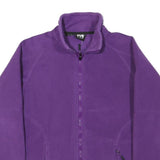 HELLY HANSEN Womens Purple Zip Jacket M Polyester Blend Plain Casual Outdoor