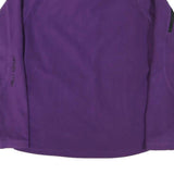 HELLY HANSEN Womens Purple Zip Jacket M Polyester Blend Plain Casual Outdoor