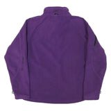 HELLY HANSEN Womens Purple Zip Jacket M Polyester Blend Plain Casual Outdoor