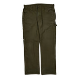 Dickies Carpenter Pants - 35W 31L Green Cotton