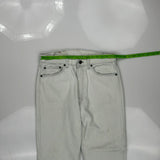 Levis Jeans - 31W 29L White Cotton