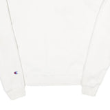 CHAMPION REVERSE WEAVE Womens White Crew Neck L Sweatshirt Cotton Blend Casual