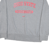 NIKE Mens Grey Ohio State Synchronized Swimming Crew Neck L Pullover Sweatshirt