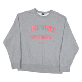 NIKE Mens Grey Ohio State Synchronized Swimming Crew Neck L Pullover Sweatshirt