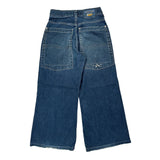 Silver Wide Leg Jeans - 28W 29L Blue Denim