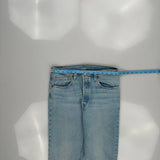 501 Levis Jeans - 31W 30L Light Wash Cotton