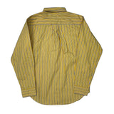 Age 10-12 Ralph Lauren Striped Shirt - Medium Yellow Cotton