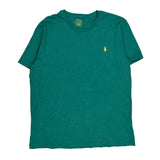 Polo By Ralph Lauren Slim Fit T-Shirt - Large Green Cotton