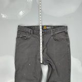 Carhartt Carpenter Trousers - 38W 32L Grey Cotton