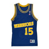 Golden State Warriors Champion #15 Sprewell Jersey - Small Blue Polyester