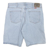 LEVI'S Mens Cotton Blend Light Blue Denim Shorts L W34 Casual Classic Fit