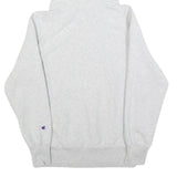 CHAMPION REVERSE WEAVE Mens Grey Pullover Hoodie M Classic Logo Cotton