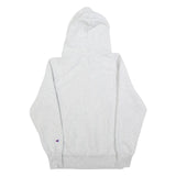 CHAMPION REVERSE WEAVE Mens Grey Pullover Hoodie M Classic Logo Cotton