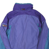 EIDER Mens Purple & Blue Outdoor Jacket 2XL Polyester Blend Zip