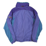 EIDER Mens Purple & Blue Outdoor Jacket 2XL Polyester Blend Zip