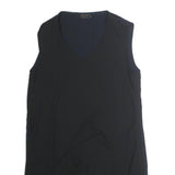 ALL SAINTS Womens Black Sleeveless Day Dress Polyester UK 10 Simple Elegant