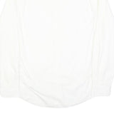 LEE COOPER Mens White Slim Fit Cotton Blend Shirt L Classic Long Sleeve Button