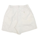 WHITE STAG Womens Shorts White Casual S W25 Linen Blend Lightweight