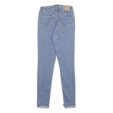 LEVI'S 721 High Rise Skinny Womens Jeans Blue Slim Skinny Denim Rinse W26 L27