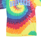 PORT & COMPANY Mens Multicolour Tie Dye T-Shirt S Short Sleeve Crew Neck