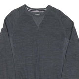 CHAMPION Mens Grey Crew Neck Sweatshirt S Cotton Casual Pullover