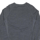 CHAMPION Mens Grey Crew Neck Sweatshirt S Cotton Casual Pullover
