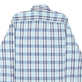 MCGREGOR Mens Blue Check Shirt S Lightweight Cotton Blend Button Up Casual