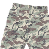 DENIM CO Mens Shorts Green Camouflage Cargo M W30 Cotton Blend Casual