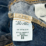 Guess Boot Cut Jeans - 33W 31L Blue Cotton