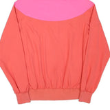 NIKE Womens Pink & Red Sportswear Zip Jacket S Polyester Blend Hooded Casual