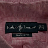 Ralph Lauren Shirt - Large Pink Cotton