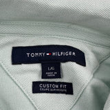 Tommy Hilfiger Polo Shirt - Large Green Cotton