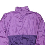 NEW LINE Womens Purple & Violet Zip Jacket M Polyester Blend Colourblock Casual