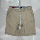 Tommy Hilfiger Chino Shorts - 34W 10L Khaki Cotton