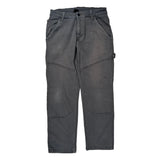 Cat Carpenter Trousers - 28W 30L Grey Cotton