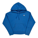 Reverse Weave Champion Hoodie - Medium Blue Cotton