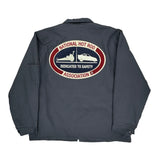 National Hot Rod Association Red Kap Jacket - XL Gray Polyester Blend